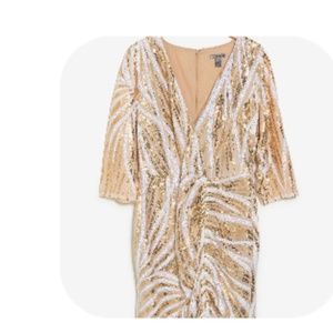 Gold Sequin dress
